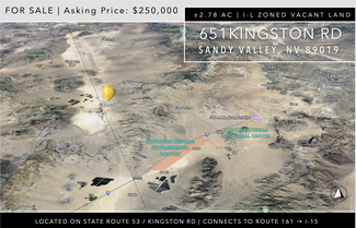 More details for 651 Kingston Rd, Sandy Valley, NV - Land for Sale