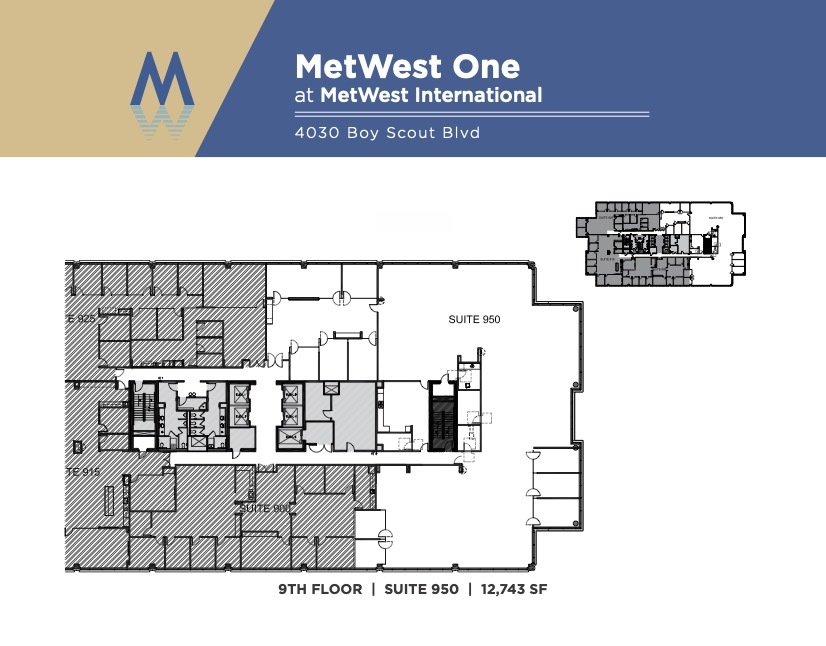 4010 W Boy Scout Blvd, Tampa, FL for lease Floor Plan- Image 1 of 1