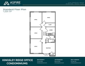 3129 Kingsley Dr, Pearland, TX for lease Floor Plan- Image 1 of 2