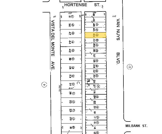 4545 Van Nuys Blvd, Sherman Oaks, CA for sale - Plat Map - Image 2 of 9