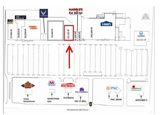 2268-2580 Tittabawassee Rd, Saginaw, MI for lease - Site Plan - Image 3 of 3