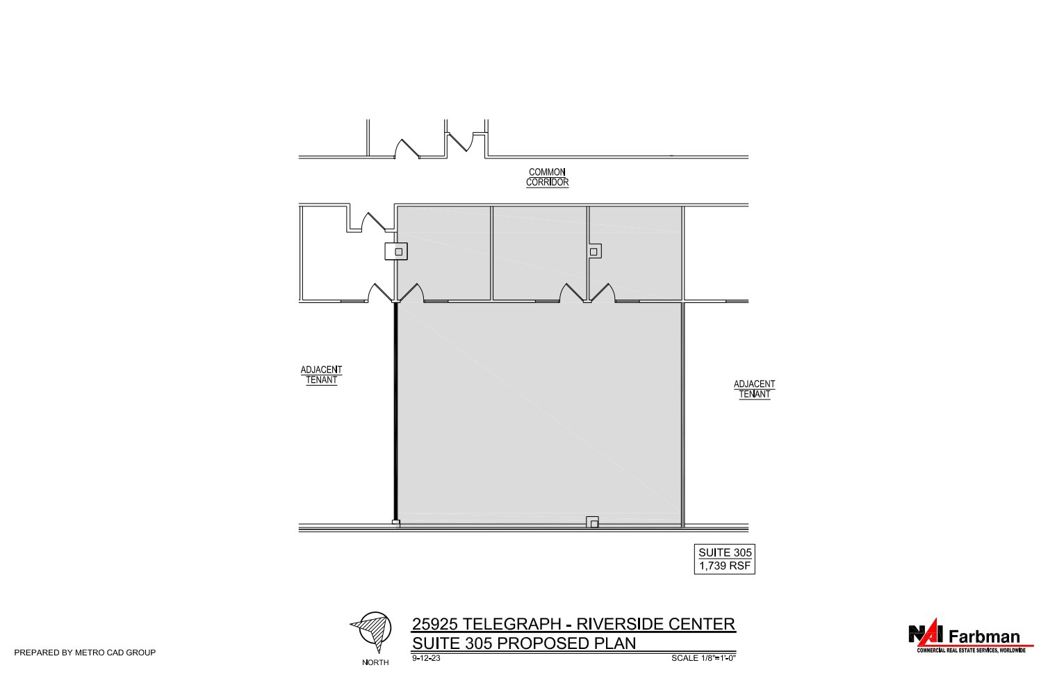 25925 Telegraph Rd, Southfield, MI for lease Floor Plan- Image 1 of 1