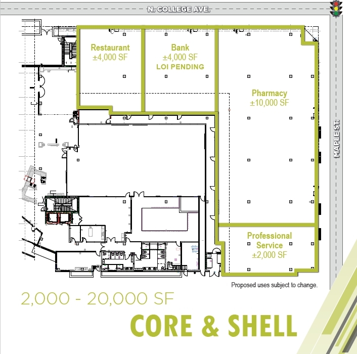 343 N College Ave, Fort Collins, CO for lease Floor Plan- Image 1 of 1