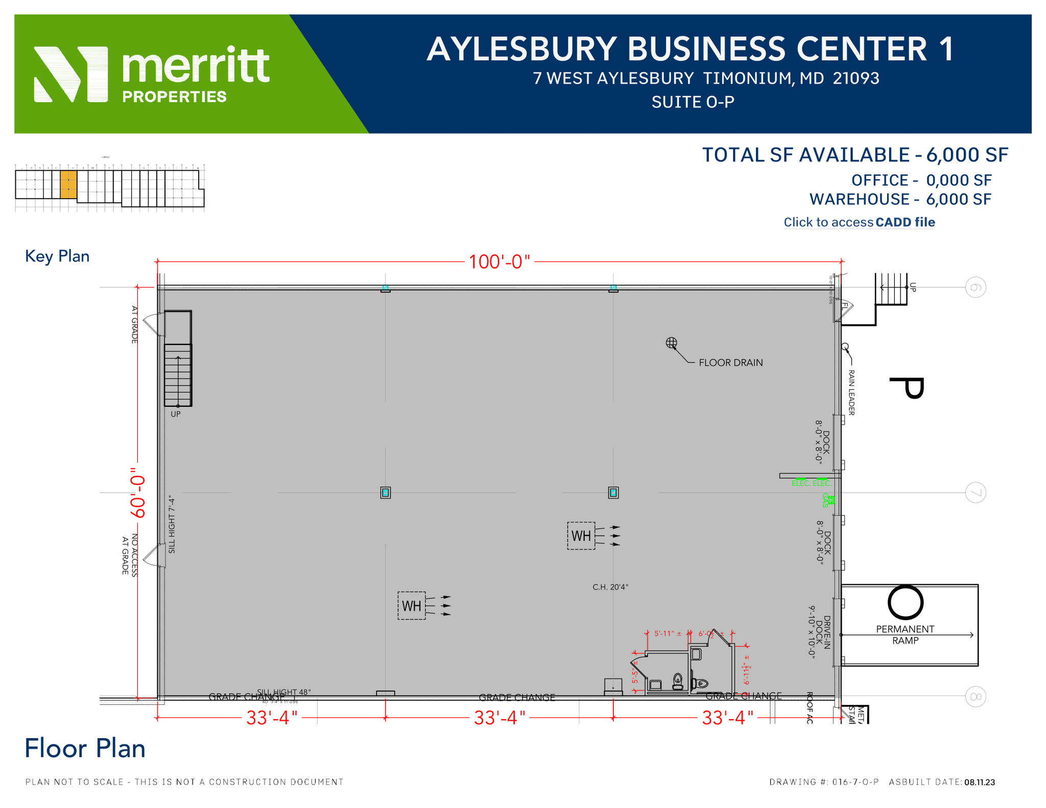 7 W Aylesbury Rd, Timonium, MD for lease Floor Plan- Image 1 of 1