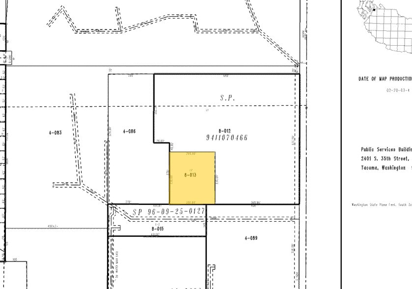 1628 S Mildred St, Tacoma, WA for lease - Plat Map - Image 2 of 6