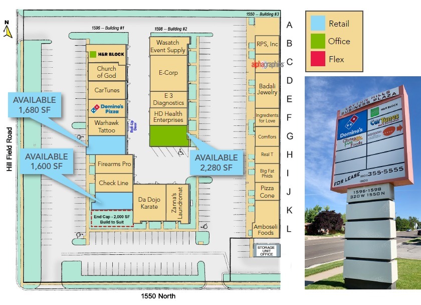 1596 N 400 W, Layton, UT for lease Floor Plan- Image 1 of 2