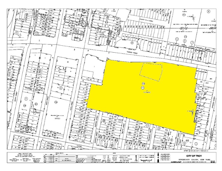 120 Hoosick St, Troy, NY for sale - Plat Map - Image 1 of 3