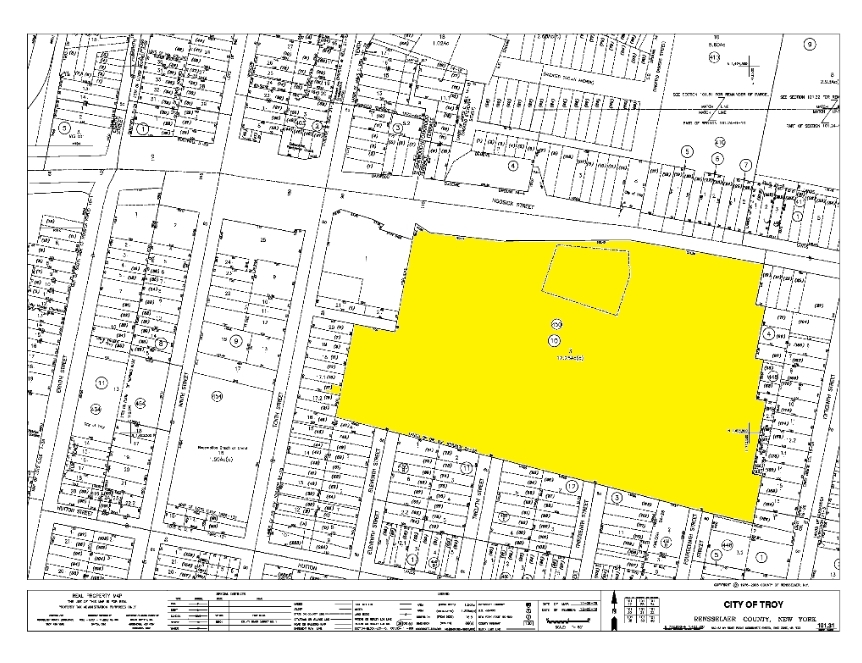 120 Hoosick St, Troy, NY for sale Plat Map- Image 1 of 4