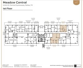 10300 N Central Expy, Dallas, TX for lease Floor Plan- Image 2 of 2