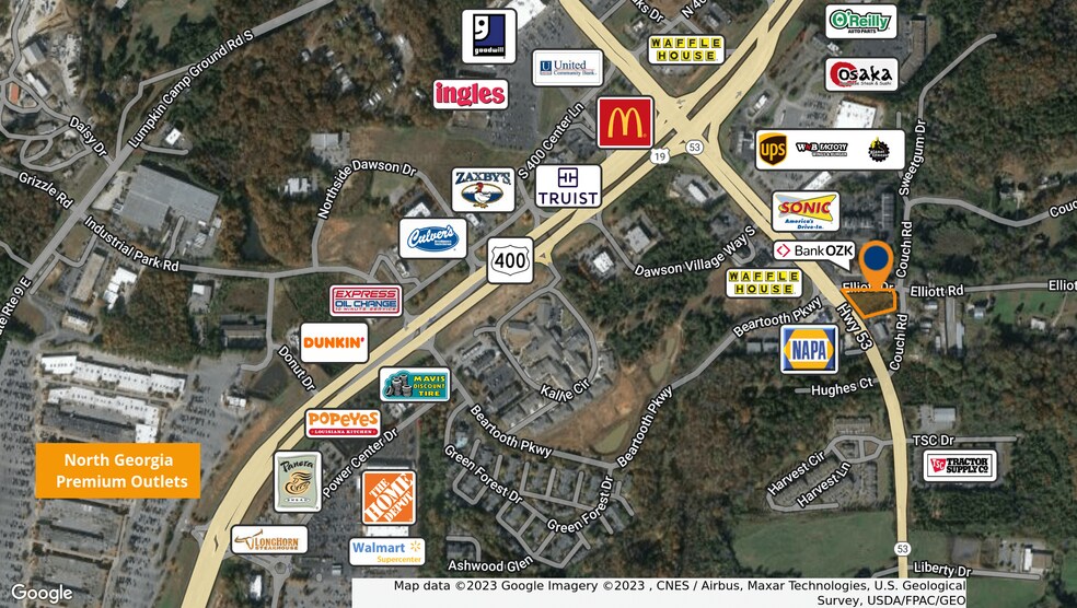 00 Elliott Rd & E Highway 53, Dawsonville, GA 30534 Dawsonville