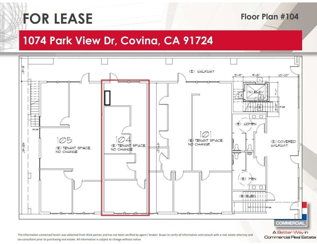 1074 Park View Dr, Covina, CA for lease Floor Plan- Image 1 of 5