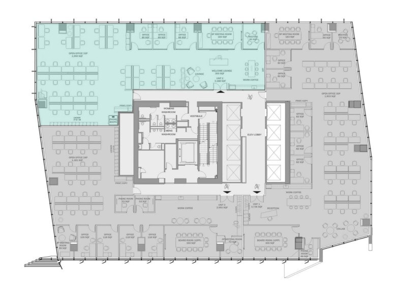 733 Seymour St, Vancouver, BC for lease Floor Plan- Image 1 of 6