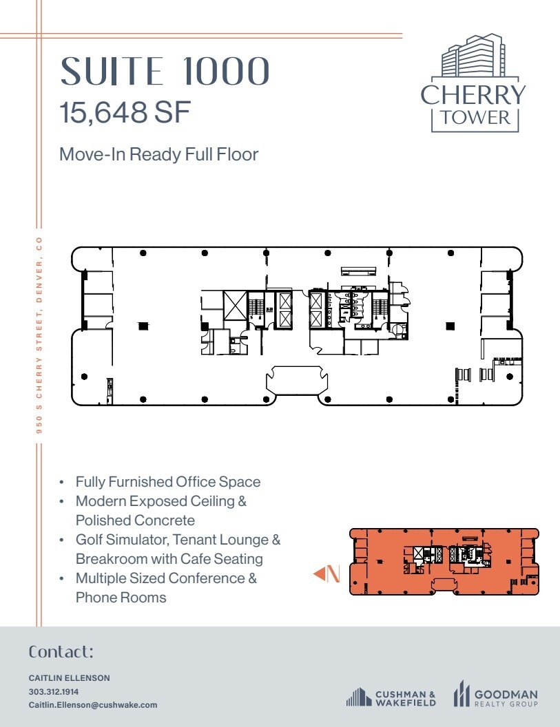 950 S Cherry St, Denver, CO for lease Floor Plan- Image 1 of 1