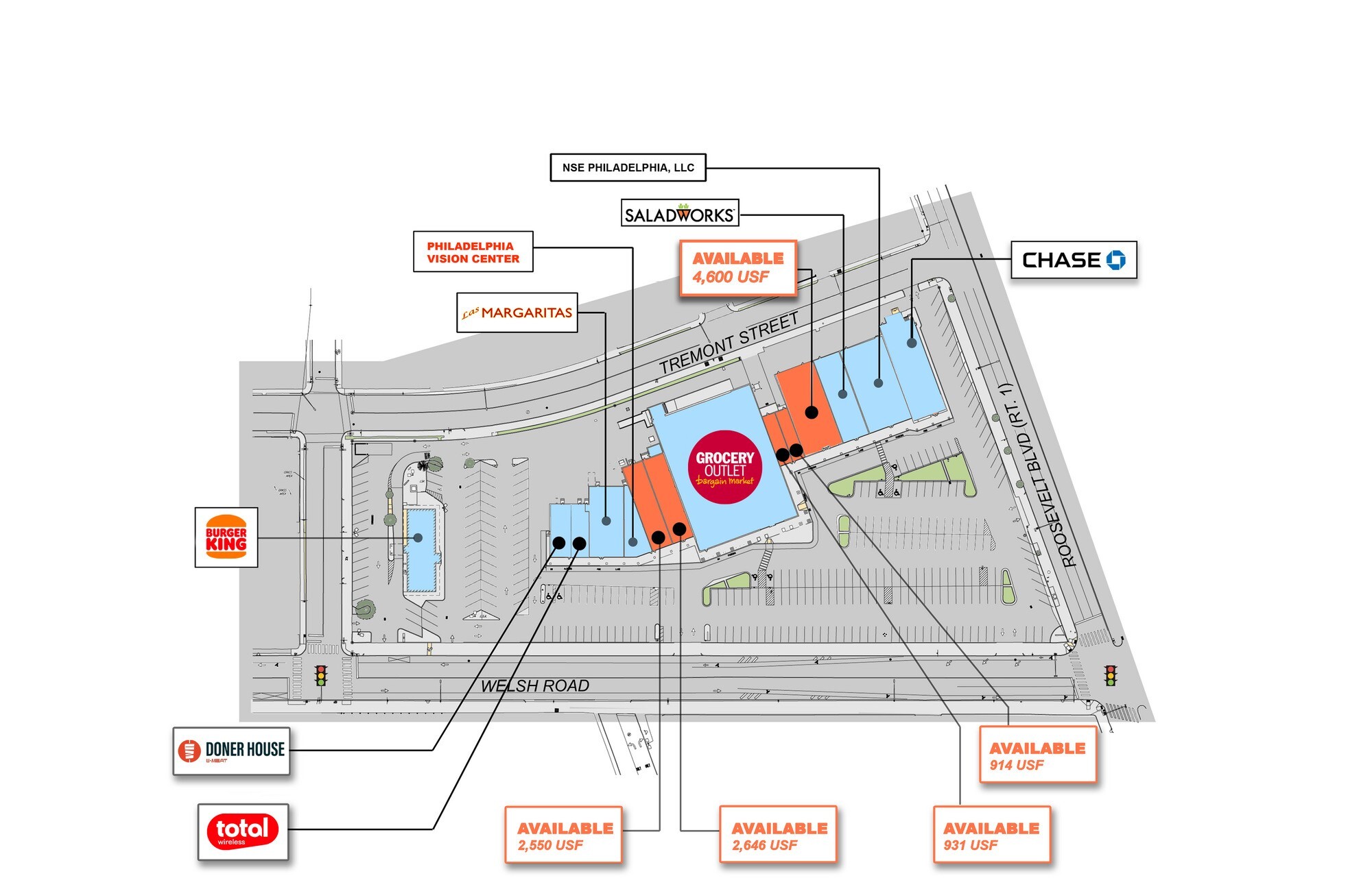 2500 Welsh Rd, Philadelphia, PA for lease Site Plan- Image 1 of 1
