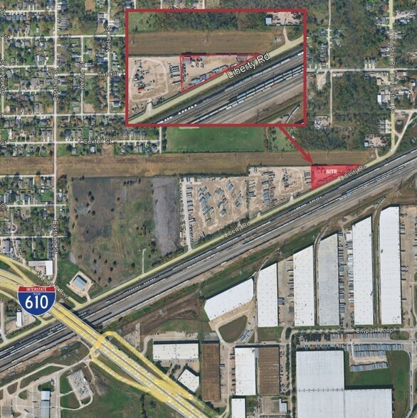 8461 Liberty Rd, Houston, TX for lease - Aerial - Image 2 of 2