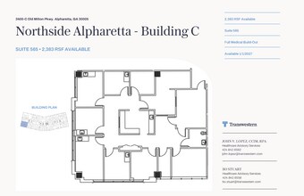 3400 Old Milton Pky, Alpharetta, GA for lease Floor Plan- Image 1 of 1