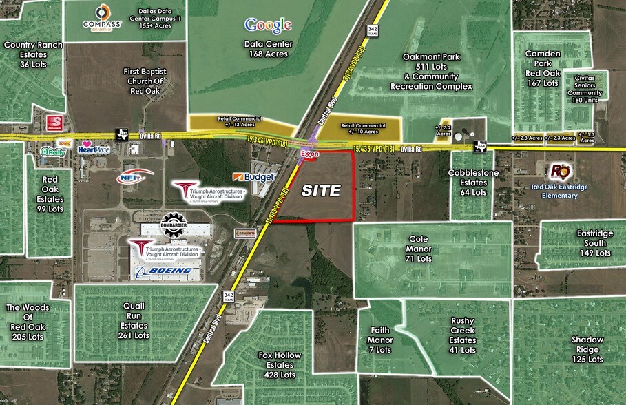 Central Boulevard & Ovilla Rd, Red Oak, TX 75154