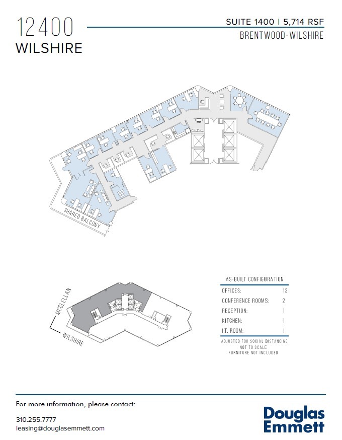 12400 Wilshire Blvd, Los Angeles, CA for lease Floor Plan- Image 1 of 1