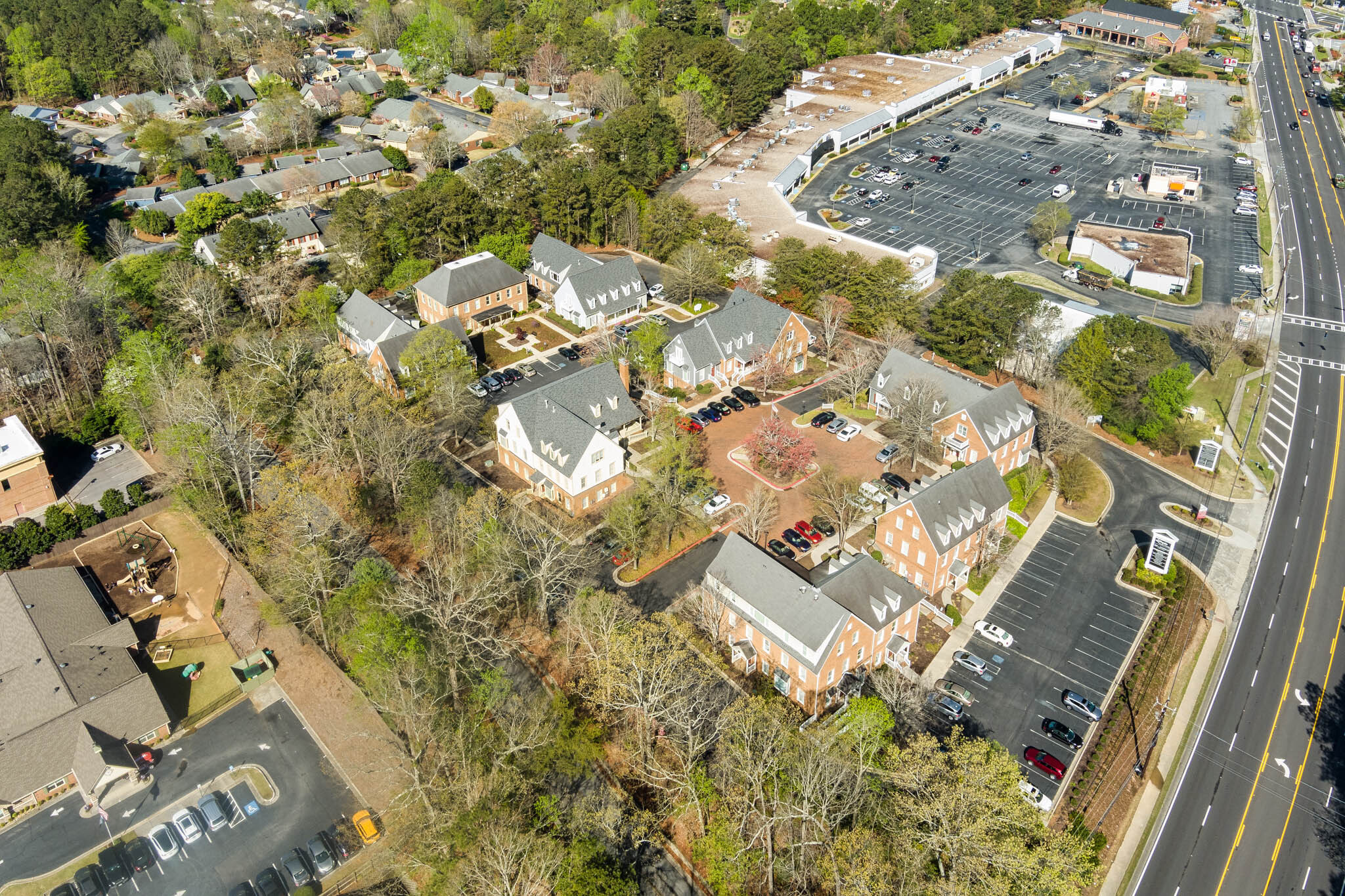 3937-3965 Holcomb Bridge Rd, Peachtree Corners, GA for lease Aerial- Image 1 of 11