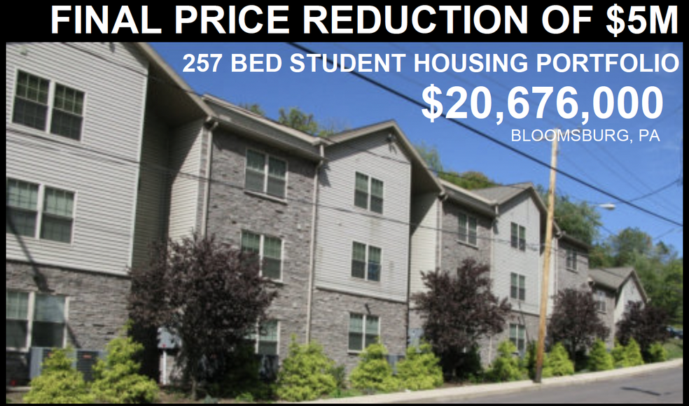 257 Bed Student Housing Portfolio - Bloomsburg, PA For Sale | LoopNet