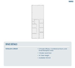 10800-10812 Hillpoint Dr, San Antonio, TX for lease Floor Plan- Image 1 of 1