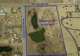 SE/C Goodyear Blvd & Cache Rd, Lawton, OK - AERIAL  map view