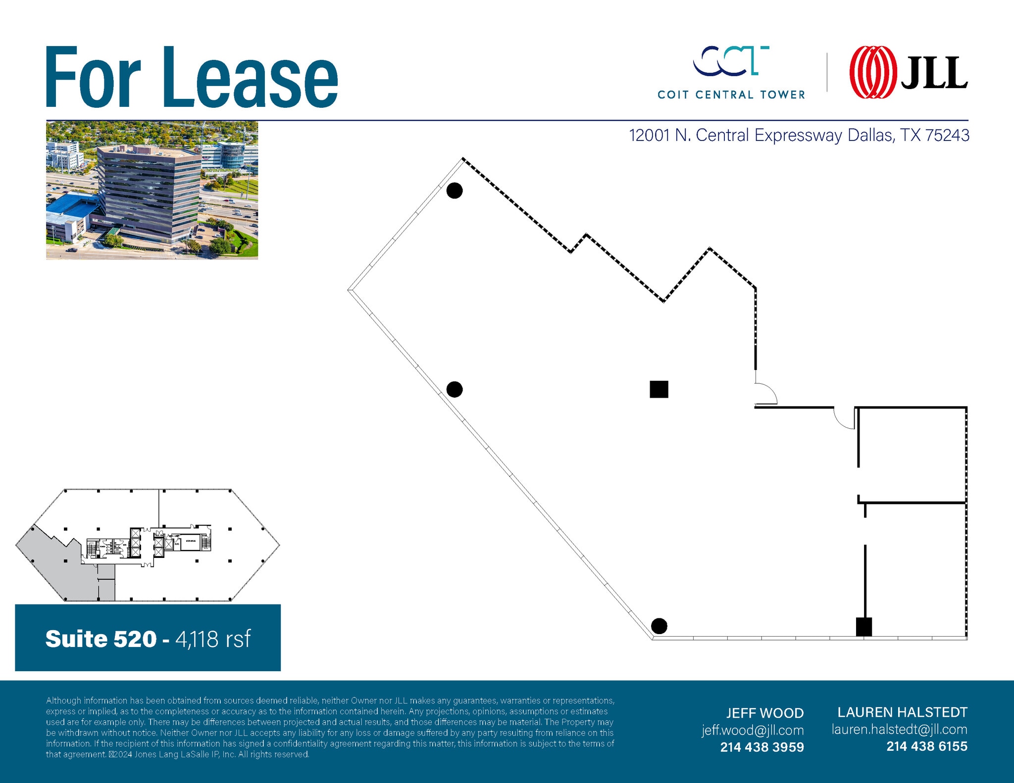 12001 N Central Expy, Dallas, TX for lease Floor Plan- Image 1 of 2