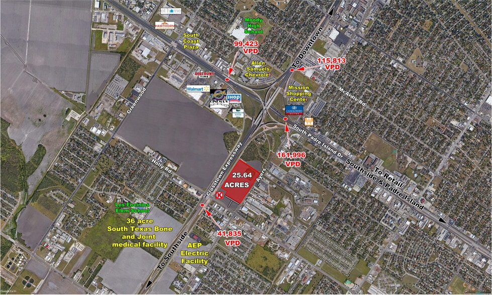 5600 Crosstown Sh286, Corpus Christi, TX for sale - Aerial - Image 3 of 3