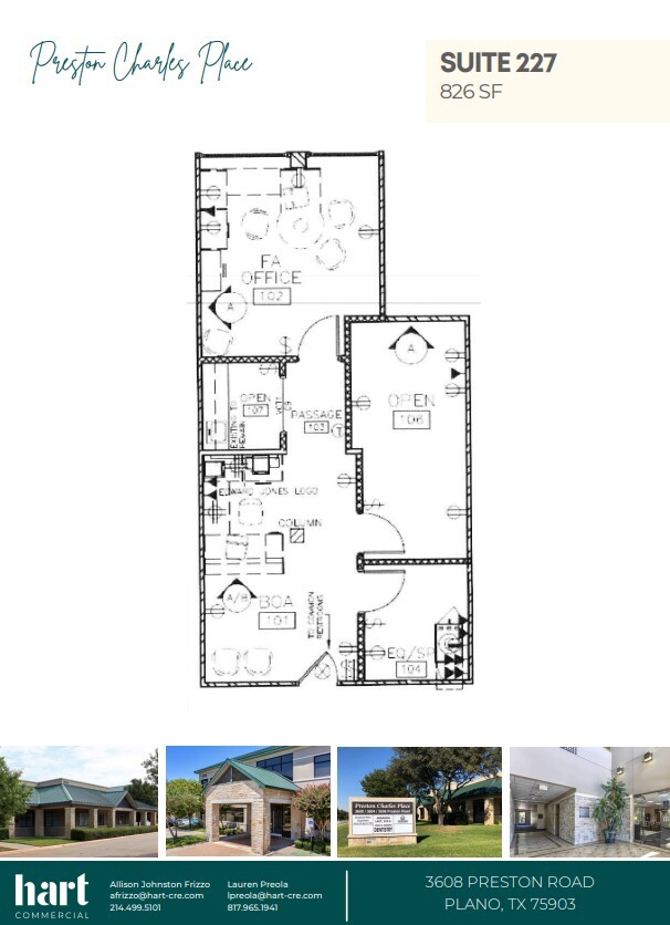 3608 Preston Rd, Plano, TX for lease Floor Plan- Image 1 of 1