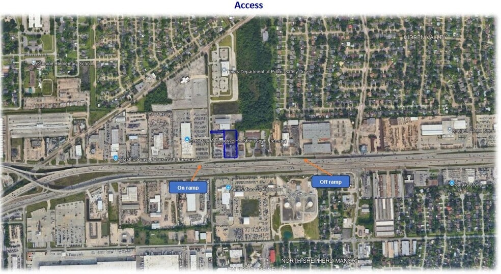 8483 North Fwy, Houston, TX for lease - Aerial - Image 2 of 4