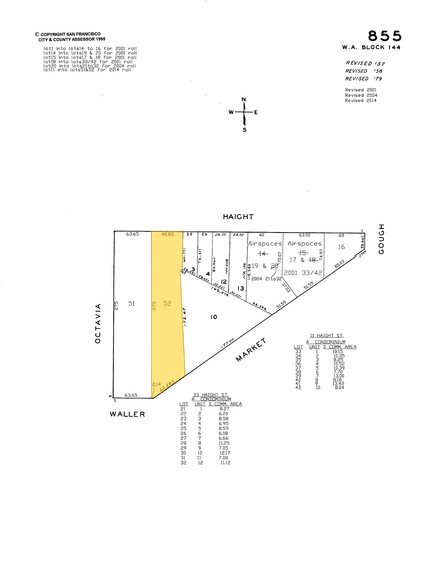 8 Octavia, San Francisco, CA for lease - Plat Map - Image 2 of 9