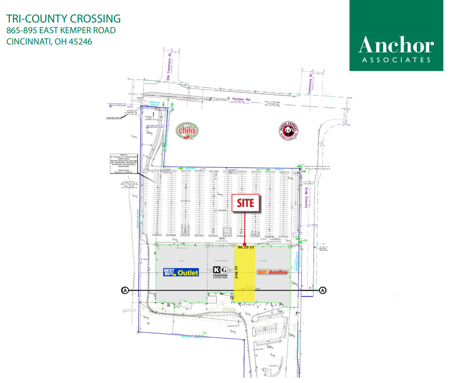 865-975 E Kemper Rd, Cincinnati, OH for lease Site Plan- Image 1 of 1