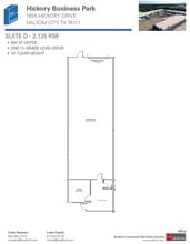1663 Hickory Dr, Haltom City, TX for lease Floor Plan- Image 1 of 1