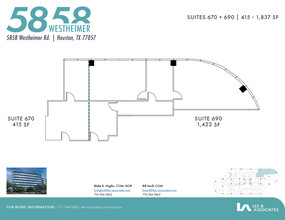 5858 Westheimer Rd, Houston, TX for lease Floor Plan- Image 2 of 2