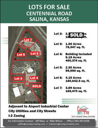 More details for Centennial Rd, Salina, KS - Land for Sale