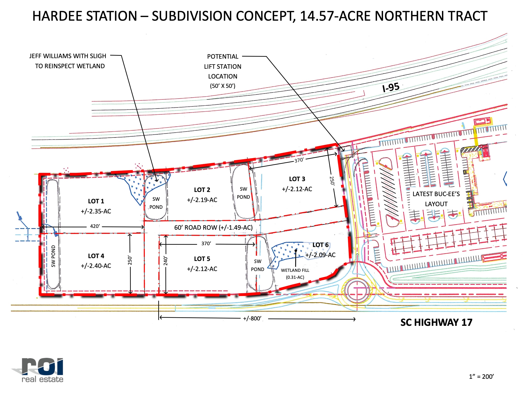 6960 Whyte Hardee blvd, Hardeeville, SC for sale Plat Map- Image 1 of 4