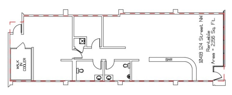 10412 124 St, Edmonton, AB for lease Floor Plan- Image 1 of 1