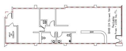 10412 124 St, Edmonton, AB for lease Floor Plan- Image 1 of 1