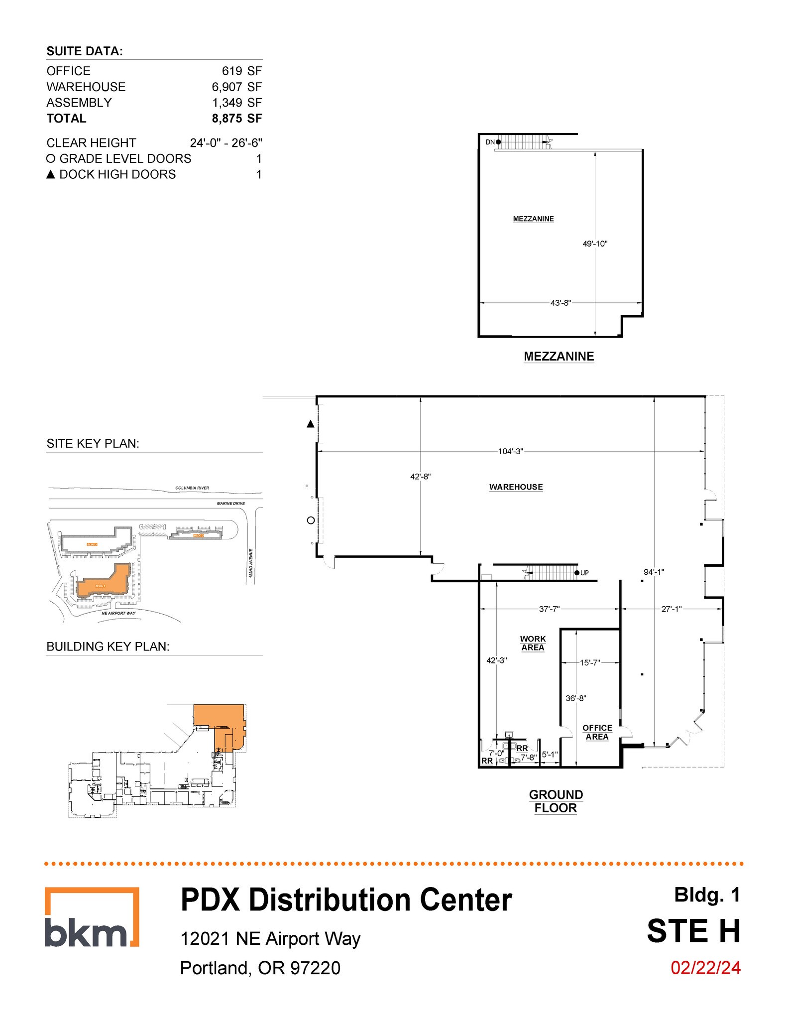 12067 NE Glenn Widing Dr, Portland, OR for lease Floor Plan- Image 1 of 1