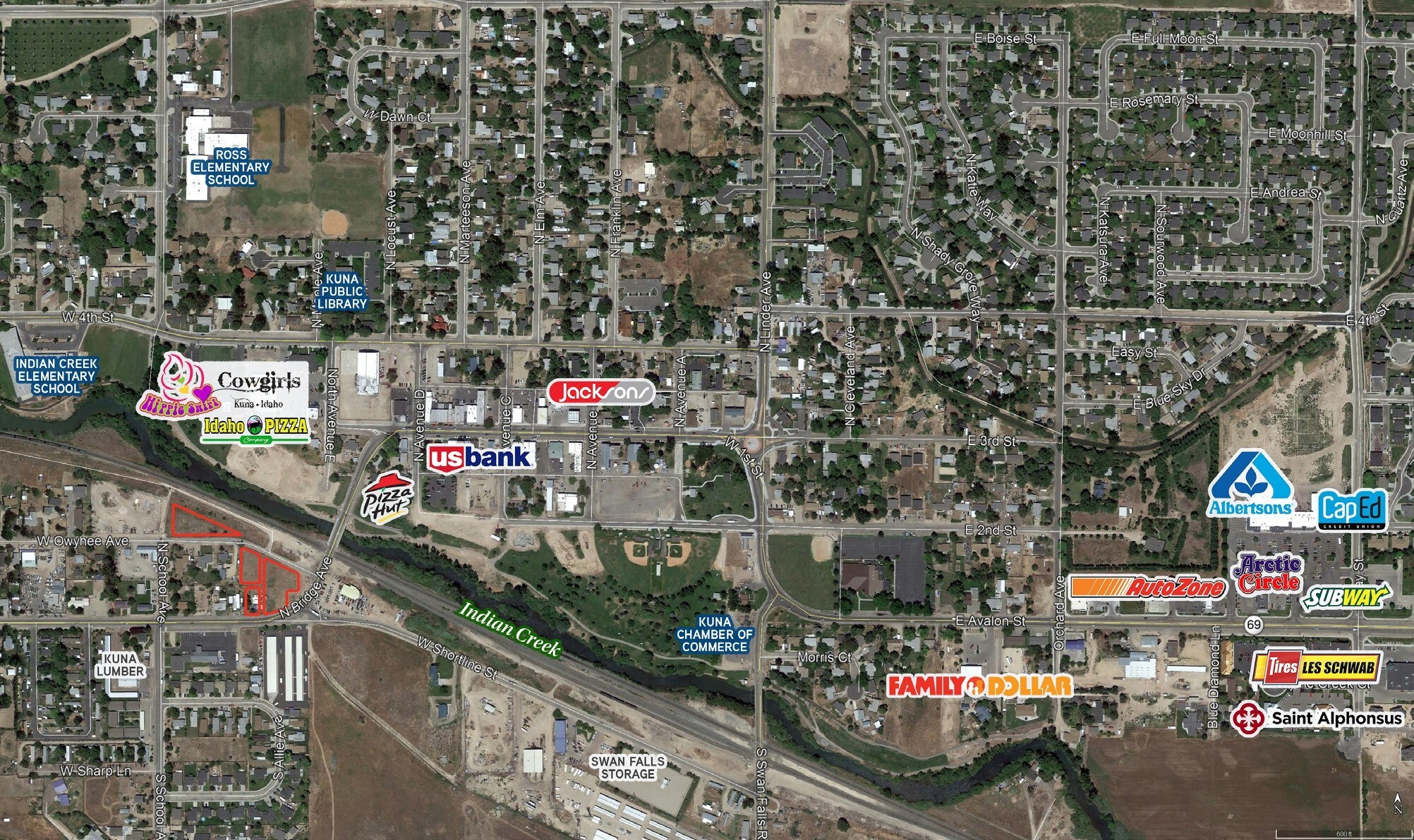 692 W Avalon St, Kuna, ID for sale Aerial- Image 1 of 1