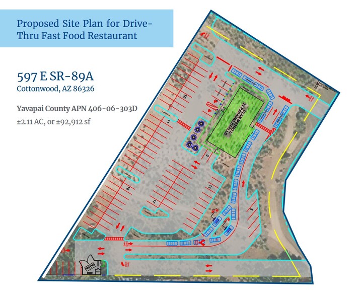 597 E State Route 89A, Cottonwood, AZ for sale - Site Plan - Image 2 of 4