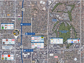 1615 E Georgia Ave, Phoenix, AZ - aerial  map view