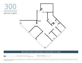 300 S Pine Island Rd, Plantation, FL for lease Floor Plan- Image 1 of 2