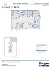 1001 Bishop St, Honolulu, HI for lease Floor Plan- Image 1 of 1