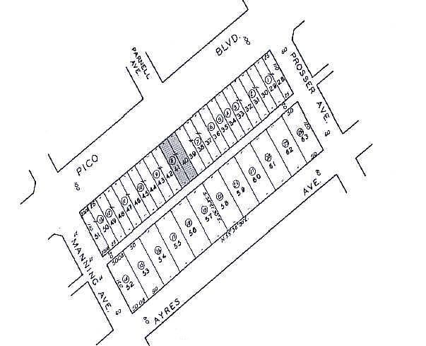 10600 W Pico Blvd, Los Angeles, CA for lease - Plat Map - Image 2 of 10