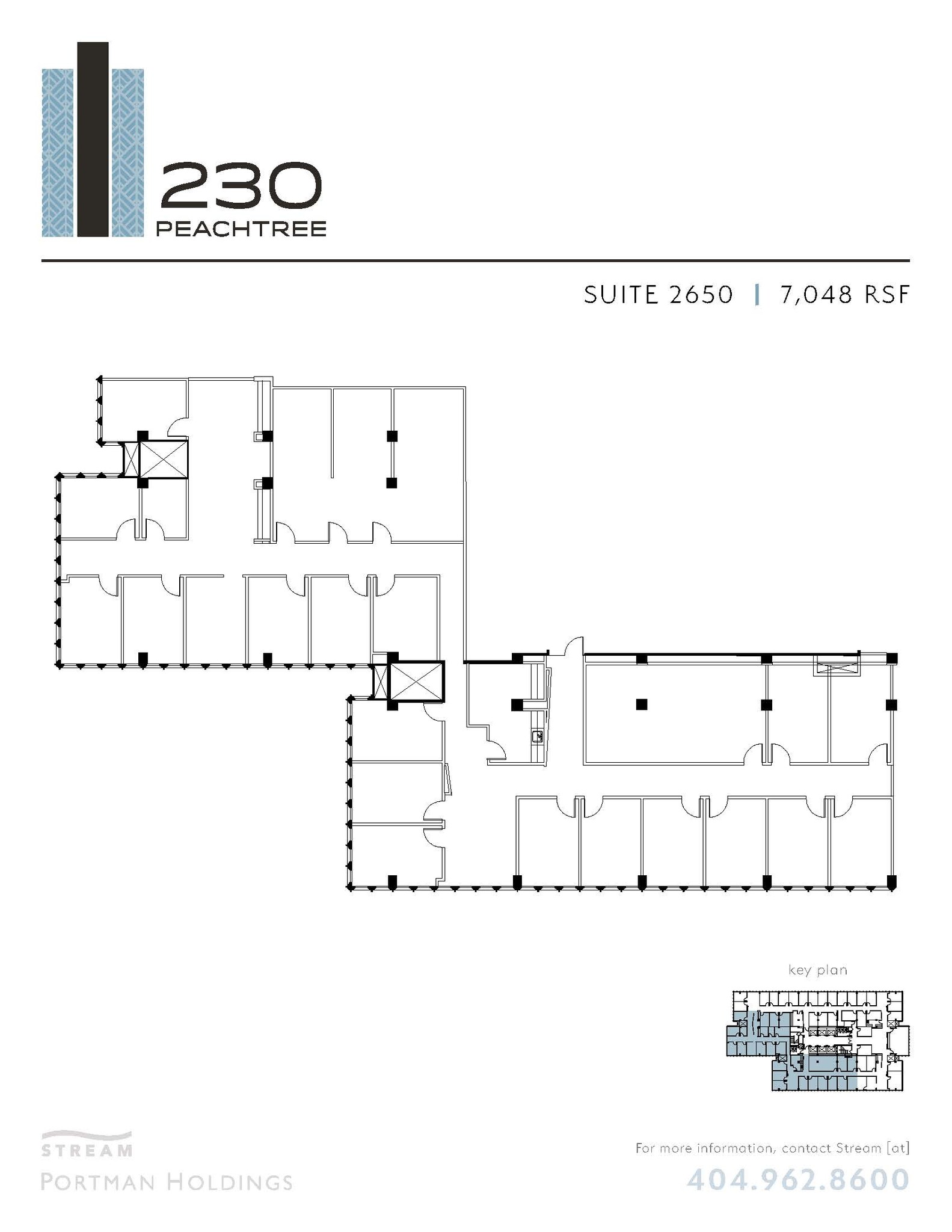 230 Peachtree St NW, Atlanta, GA for lease Floor Plan- Image 1 of 1