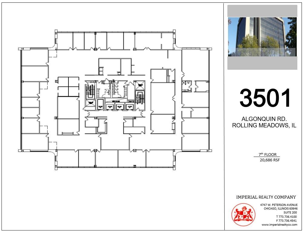 3501 Algonquin Rd, Rolling Meadows, IL for lease Floor Plan- Image 1 of 15