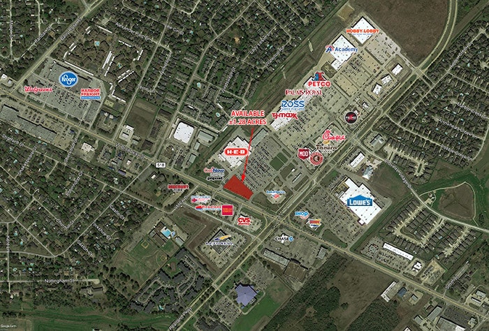 518 FM Pearland Pky, Pearland, TX for lease - Aerial - Image 3 of 3
