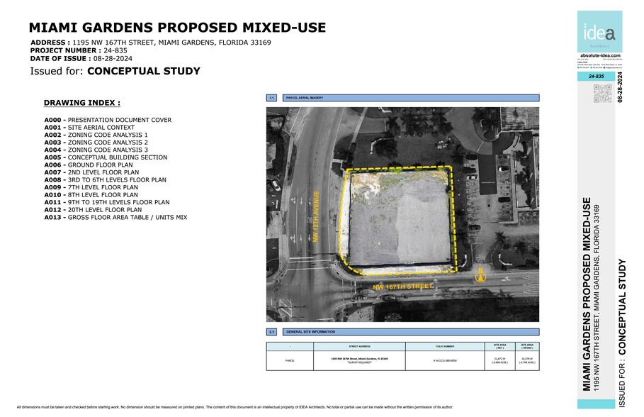 1195 NW 167th St, Miami Gardens, FL for sale - Site Plan - Image 2 of 3