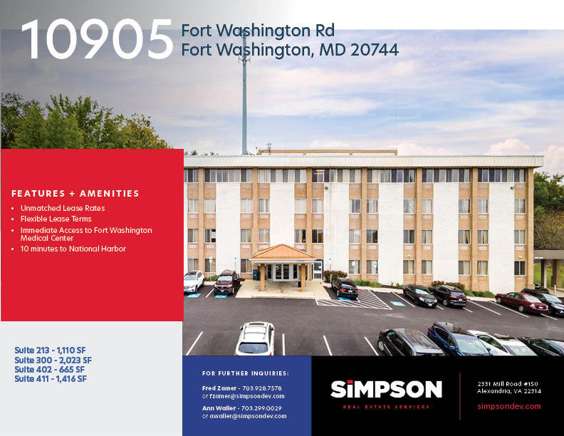 10905 Fort Washington Rd, Fort Washington, MD for lease Building Photo- Image 1 of 9